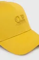 Βαμβακερό καπέλο C.P. Company κίτρινο
