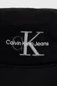 Бавовняний капелюх Calvin Klein Jeans чорний