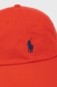 Pamučna kapa Polo Ralph Lauren crvena