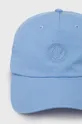 Βαμβακερό καπέλο Pepe Jeans Tacio μπλε