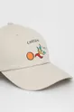 Βαμβακερό καπέλο Vans X Kaitlin Chan μπεζ