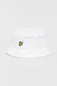 λευκό Βαμβακερό καπέλο Lyle & Scott Ανδρικά