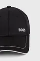 Bavlnená čiapka BOSS Boss Athleisure čierna