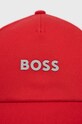 Bavlněná čepice BOSS Boss Casual 50468094 červená SS23