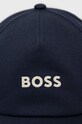 BOSS Orange czapka z daszkiem bawełniana 50468094 granatowy SS23