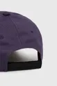 Βαμβακερό καπέλο HUGO μωβ