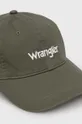 Βαμβακερό καπέλο Wrangler πράσινο