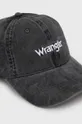 Βαμβακερό καπέλο Wrangler γκρί
