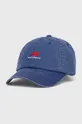 niebieski New Balance czapka bawełniana LAH01003VBE Męski