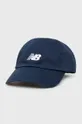 σκούρο μπλε Βαμβακερό καπέλο New Balance Ανδρικά