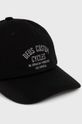 Bavlnená čiapka Deus Ex Machina čierna