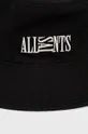 AllSaints kapelusz bawełniany czarny