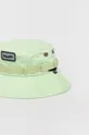 Bavlnený klobúk HUF zelená
