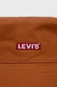 Levi's kapelusz bawełniany brązowy