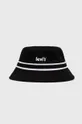 černá Bavlněný klobouk Levi's Unisex
