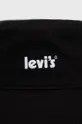 Bavlnený klobúk Levi's čierna