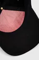 μαύρο Βαμβακερό καπέλο του μπέιζμπολ Herschel