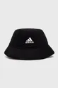 μαύρο Βαμβακερό καπέλο adidas Unisex