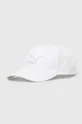 bílá Bavlněná baseballová čepice Puma Unisex
