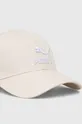 Puma czapka z daszkiem bawełniana Archive Logo BB Cap beżowy