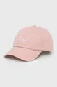 ružová Bavlnená čiapka Vans Unisex