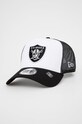 Kapa New Era natpis bijela 12380795.BLACK