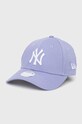 New Era șapcă din bumbac bumbac violet 60222524.PASTELPUR