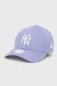 fioletowy New Era czapka bawełniana Unisex