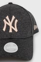 Bavlnená čiapka New Era 60222404.BLACK sivá SS22