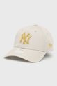 Хлопковая кепка New Era аппликация бежевый 60222491.LIGHTBEIGE