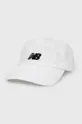 λευκό Βαμβακερό καπέλο New Balance Unisex