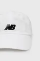 Βαμβακερό καπέλο New Balance λευκό