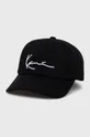 μαύρο Βαμβακερό καπέλο Karl Kani Unisex