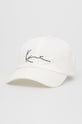 Pamučna kapa Karl Kani natpis bijela KKMACCQ12121WHT