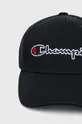 Champion bombažna kapa črna