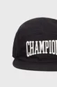 Bavlnená čiapka Champion 805554 čierna