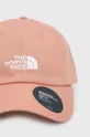 Βαμβακερό καπέλο The North Face ροζ