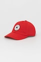 Converse czapka aplikacja czerwony 10022134.A04