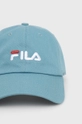 Fila czapka bawełniana niebieski