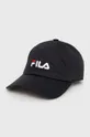čierna Bavlnená čiapka Fila Unisex