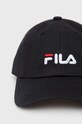 Pamučna kapa Fila FCU0018 crna AW22