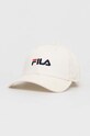 Шапка Fila аппликация бежевый FCU0019