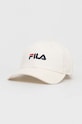 Καπέλο Fila απλικέ μπεζ FCU0019