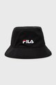 Fila kapelusz aplikacja czarny FCU0021