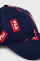Bavlnená čiapka Fila FCU0020 tmavomodrá SS22