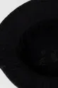 czarny Deus Ex Machina kapelusz bawełniany