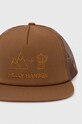 Helly Hansen czapka z daszkiem 67155 brązowy SS25