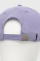 Хлопковая кепка Kappa фиолетовой