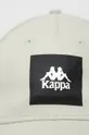 Бавовняна кепка Kappa зелений