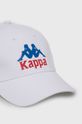 Bavlněná čepice Kappa bílá